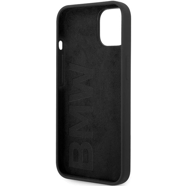 BMW BMHMP14SSILBK2 case for iPhone 14 - black Signature Liquid Silicone MagSafe_6