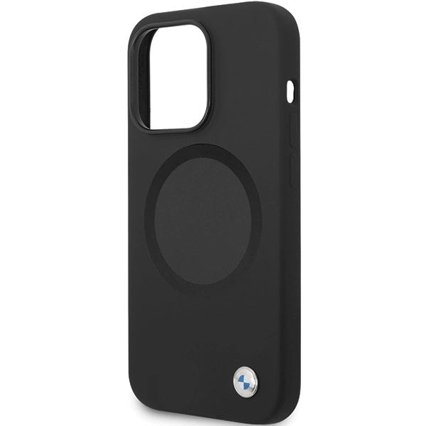BMW BMHMP14XSILBK2 case for iPhone 14 Pro Max 6.7" - black Signature Liquid Silicone MagSafe_5