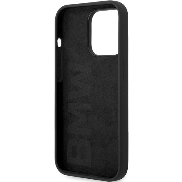 BMW BMHMP14XSILBK2 case for iPhone 14 Pro Max 6.7" - black Signature Liquid Silicone MagSafe_6