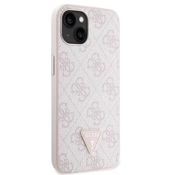 Guess GUHCP14XP4TDSCPP case for iPhone 14 Pro Max 6.7" - pink Crossbody 4G Metal Logo_3