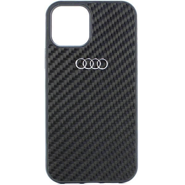 Audi Carbon Fiber iPhone 12/12 Pro 6.1" black/black hardcase AU-TPUPCIP12P-R8/D2-BK_3