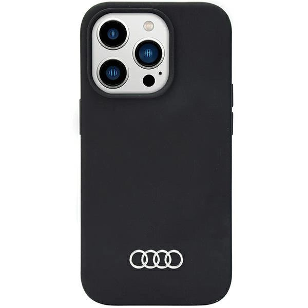 Audi Silicone Case iPhone 14 Pro Max 6.7" black/black hardcase AU-LSRIP14PM-Q3/D1-BK_0