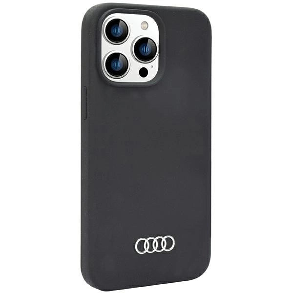 Audi Silicone Case iPhone 14 Pro Max 6.7" black/black hardcase AU-LSRIP14PM-Q3/D1-BK_1