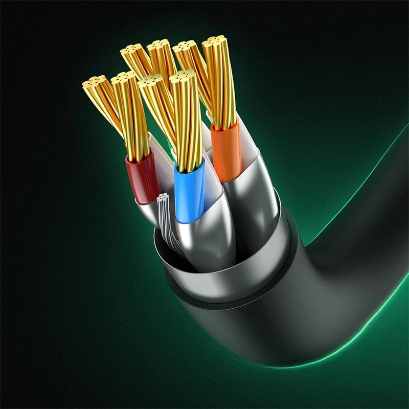Baseus fast network cable RJ-45 cat.8 40Gbps 1m round - black_10