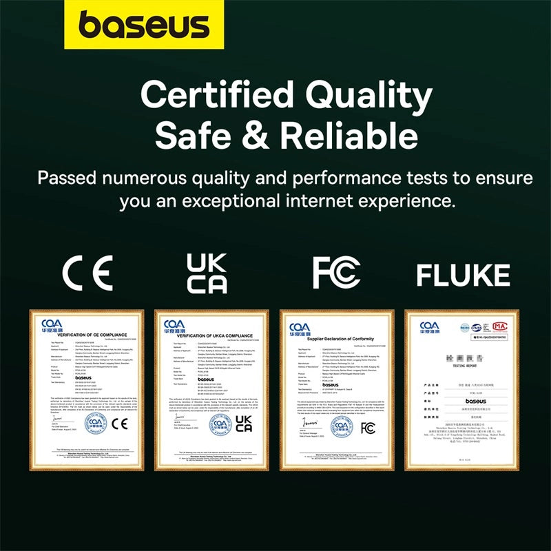 Baseus fast network cable RJ-45 cat.8 40Gbps 1m round - black_16
