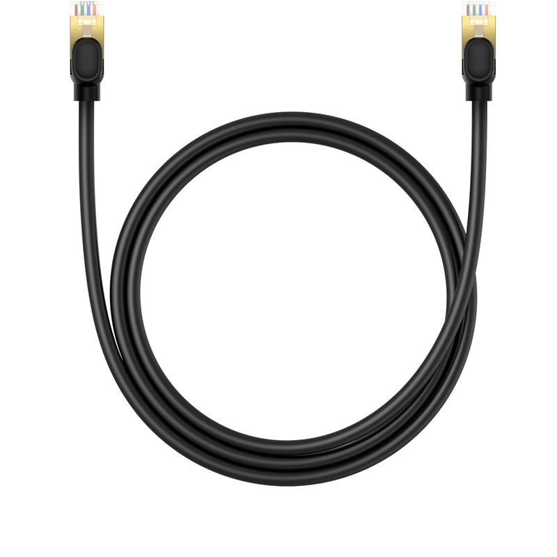 Baseus fast network cable RJ-45 cat.8 40Gbps 1m round - black_1