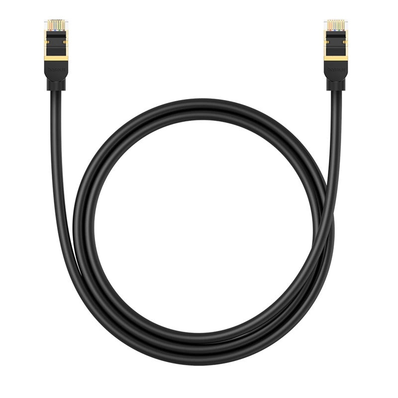 Baseus fast network cable RJ-45 cat.8 40Gbps 1m round - black_2