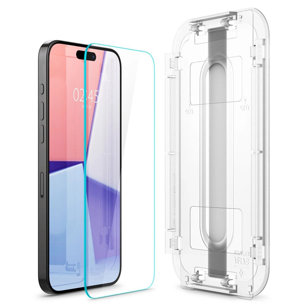 Spigen Glas.tR EZ Fit tempered glass for iPhone 15 Pro - 2 pcs._3