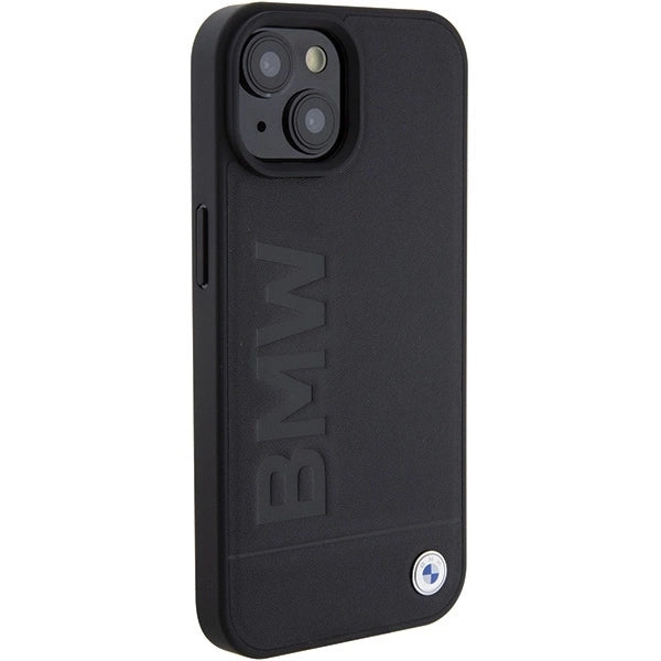 BMW Leather Hot Stamp case for iPhone 15 Plus - black_3