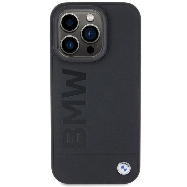 BMW MagSafe Leather Hot Stamp case for iPhone 15 Pro - black_2