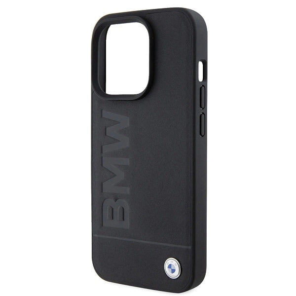 BMW MagSafe Leather Hot Stamp case for iPhone 15 Pro - black_5
