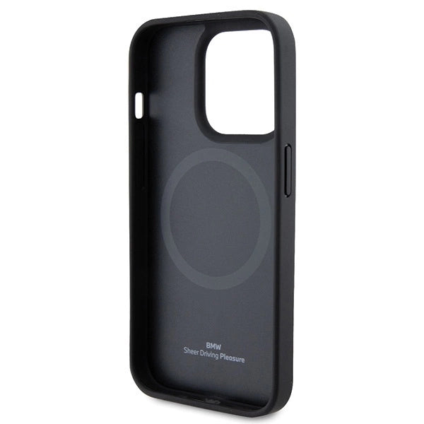 BMW MagSafe Leather Hot Stamp case for iPhone 15 Pro - black_6