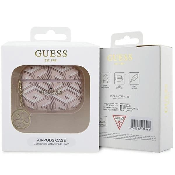 Guess GUAP2PGCE4CP case for AirPods Pro 2 cover - pink GCube Charm_3