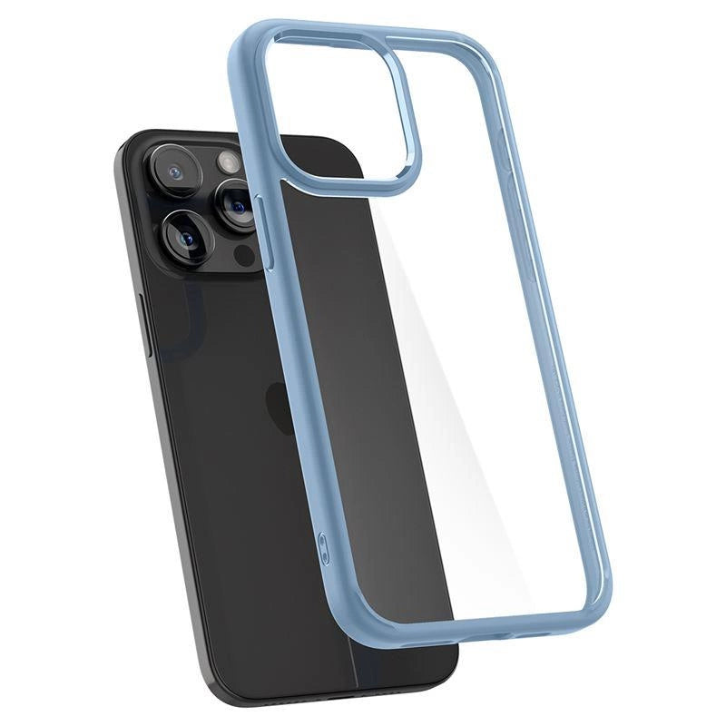 Spigen Crystal Hybrid Case for iPhone 15 Pro Max - Clear Blue_1