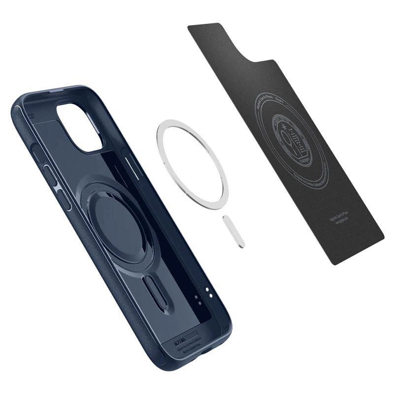 Spigen Mag Armor Case with MagSafe for iPhone 15 Plus - Blue_12