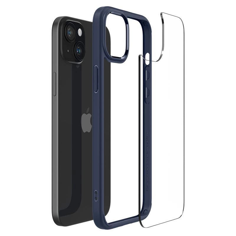 Spigen Crystal Hybrid iPhone 15 Plus Case - Clear Blue_10