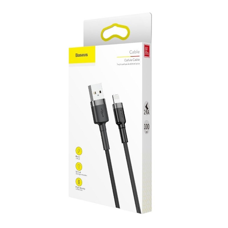Baseus Cafule USB Lightning Cable 1,5A 2m (Gray+Black)_17