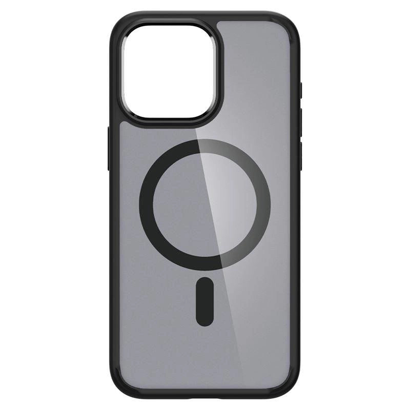 Spigen Ultra Hybrid Mag Case with MagSafe for iPhone 15 Pro Max - Clear Black_12