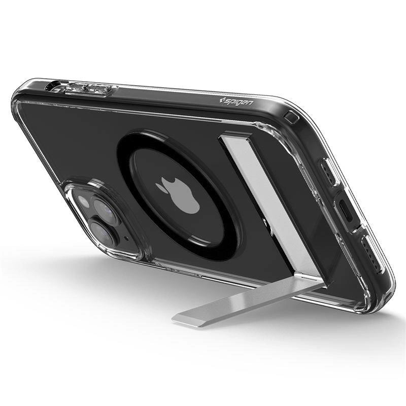 Spigen Ultra Hybrid S MagSafe Case with Stand for iPhone 15 Plus - Black_14