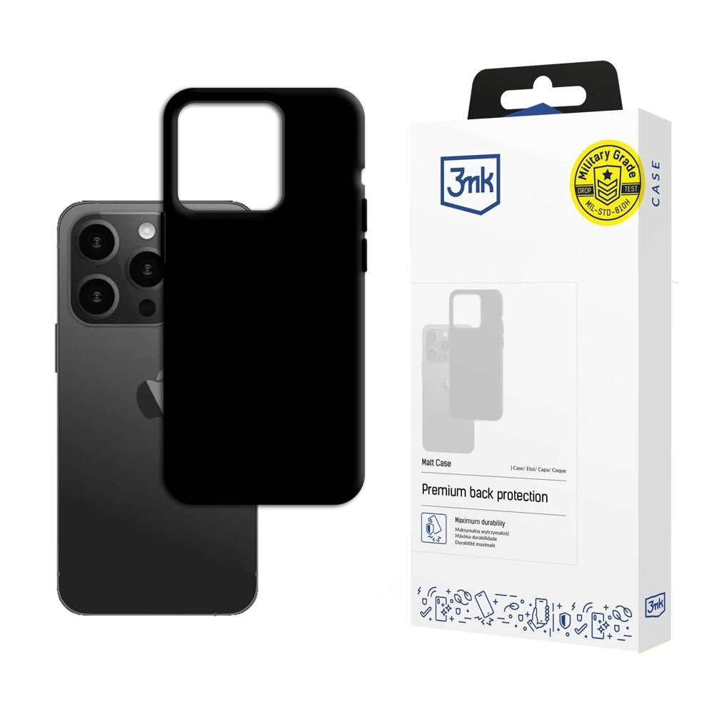 Apple iPhone 15 Pro - 3mk Matt Case black_0