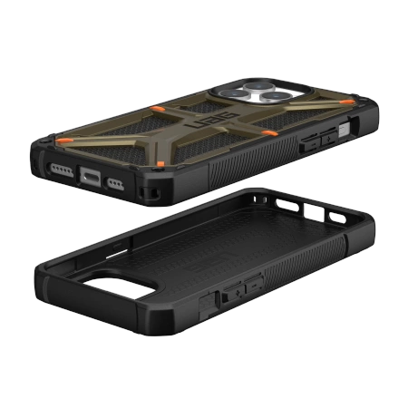 UAG Monarch case for iPhone 15 Pro Max - green kevlar_2