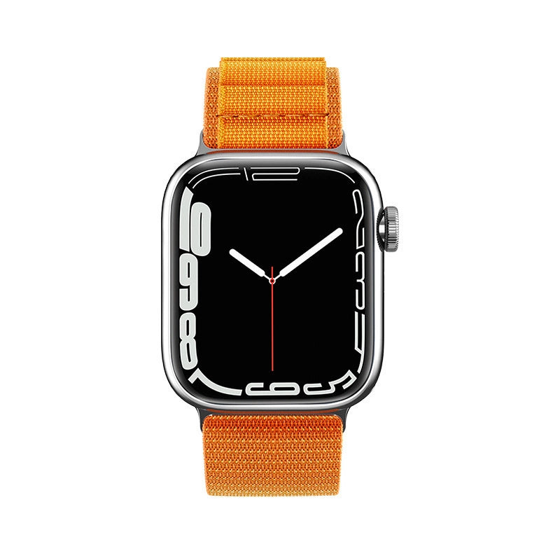Strap with Alpine steel buckle for Apple Watch 38/40/41 mm - orange_1