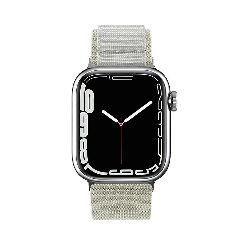 Strap with Alpine steel buckle for Apple Watch 38/40/41 mm - silver_1