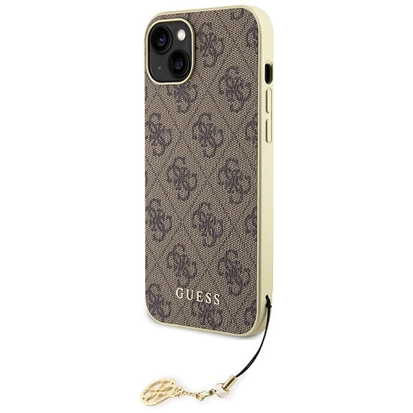 Guess GUHCP15MGF4GBR iPhone 15 Plus 6.7" brown/brown hardcase 4G Charms Collection_1