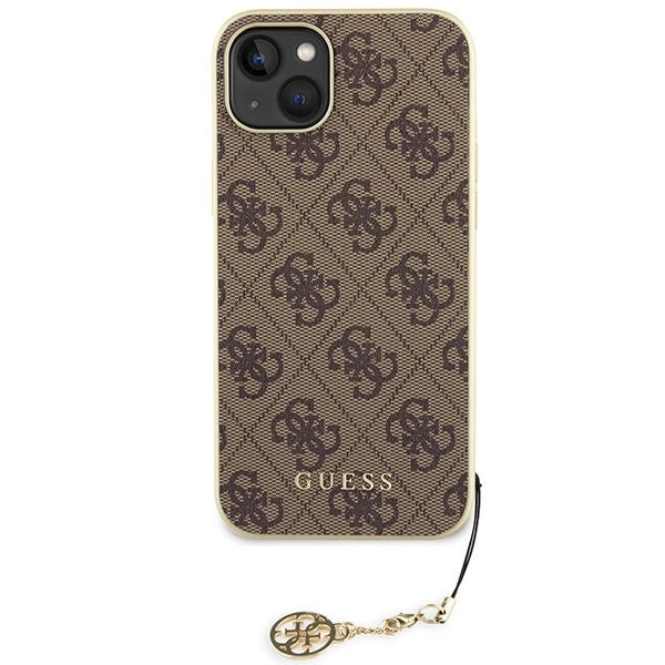 Guess GUHCP15MGF4GBR iPhone 15 Plus 6.7" brown/brown hardcase 4G Charms Collection_2