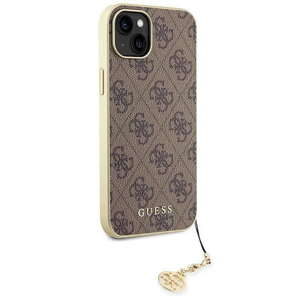 Guess GUHCP15MGF4GBR iPhone 15 Plus 6.7" brown/brown hardcase 4G Charms Collection_3