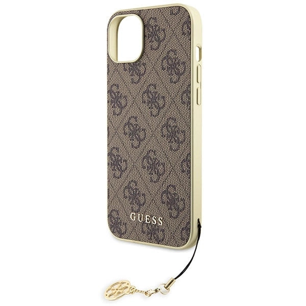 Guess GUHCP15MGF4GBR iPhone 15 Plus 6.7" brown/brown hardcase 4G Charms Collection_5