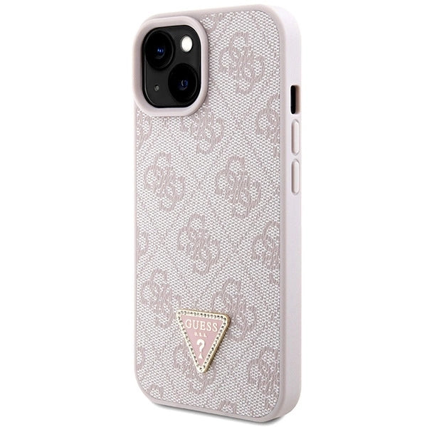 Guess GUHCP15SP4TDSCPP iPhone 15 6.1" pink/pink hardcase Crossbody 4G Metal Logo_2