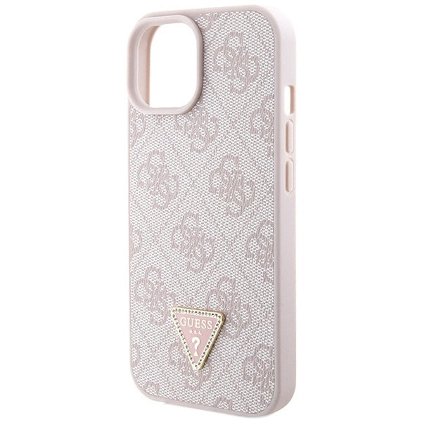 Guess GUHCP15SP4TDSCPP iPhone 15 6.1" pink/pink hardcase Crossbody 4G Metal Logo_6