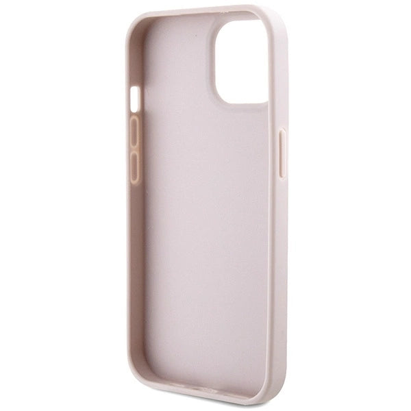 Guess GUHCP15SP4TDSCPP iPhone 15 6.1" pink/pink hardcase Crossbody 4G Metal Logo_7