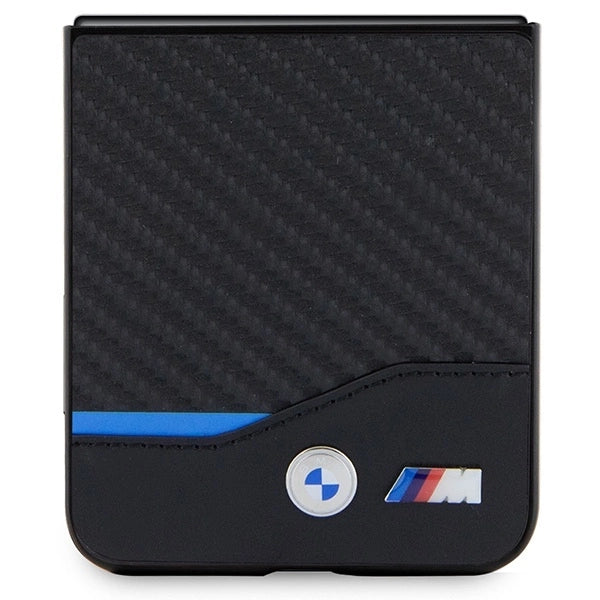 BMW Leather Carbon case for Samsung Galaxy Z Flip 5 - black_4