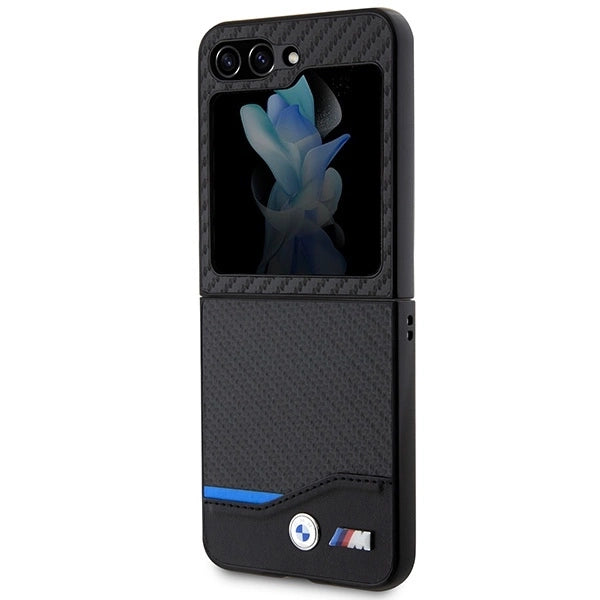 BMW Leather Carbon case for Samsung Galaxy Z Flip 5 - black_5