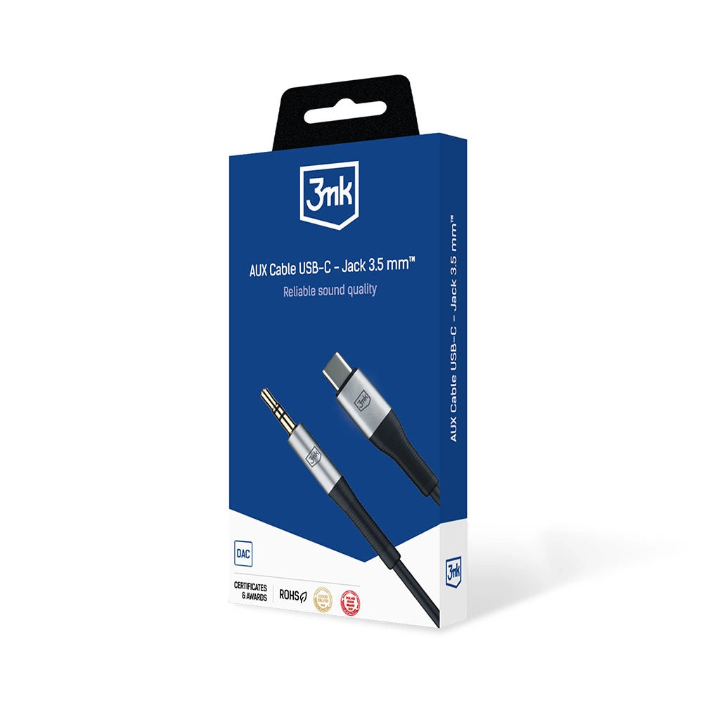 Accessories - 3mk AUX Cable USB-C - Jack 3.5 mm_1