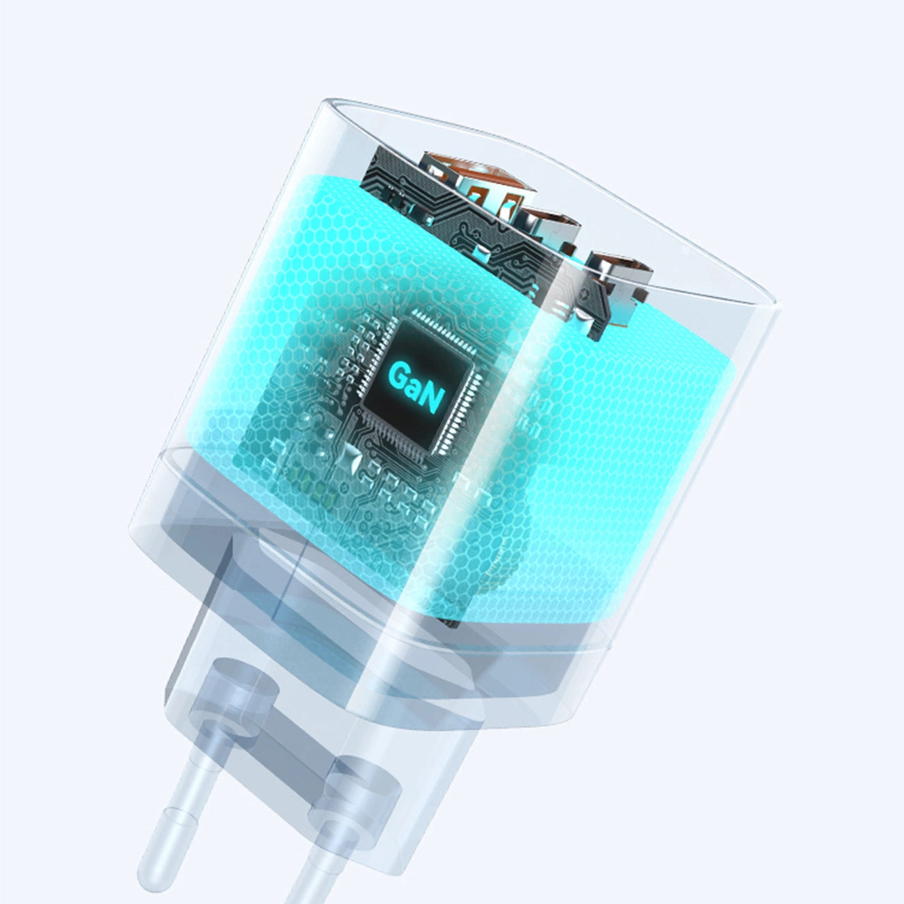 Wozinsky CGWCW 65W USB-A / 2 x USB-C GaN wall charger - white_12