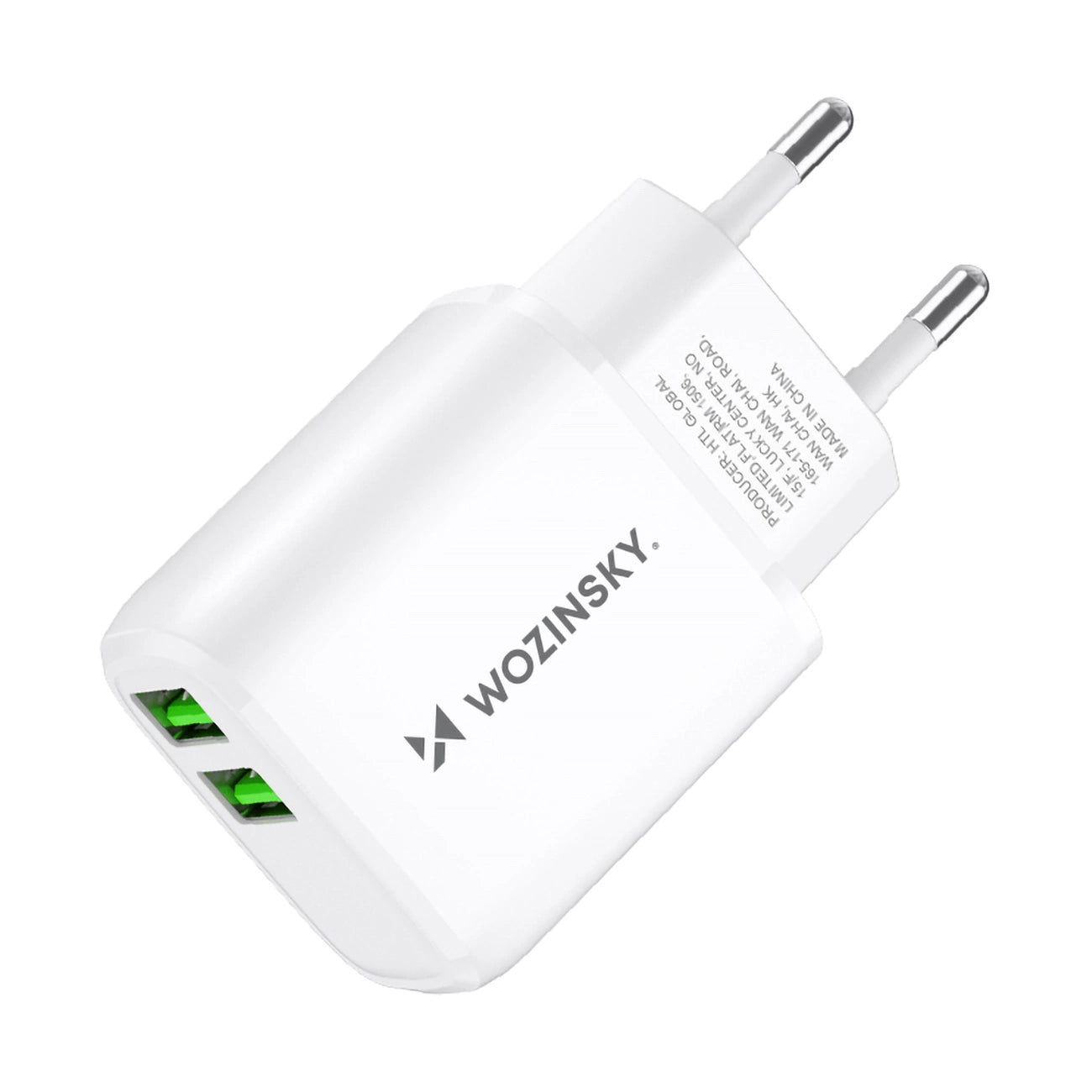 Wozinsky CUWCW 2.4A 2 x USB-A wall charger - white_3