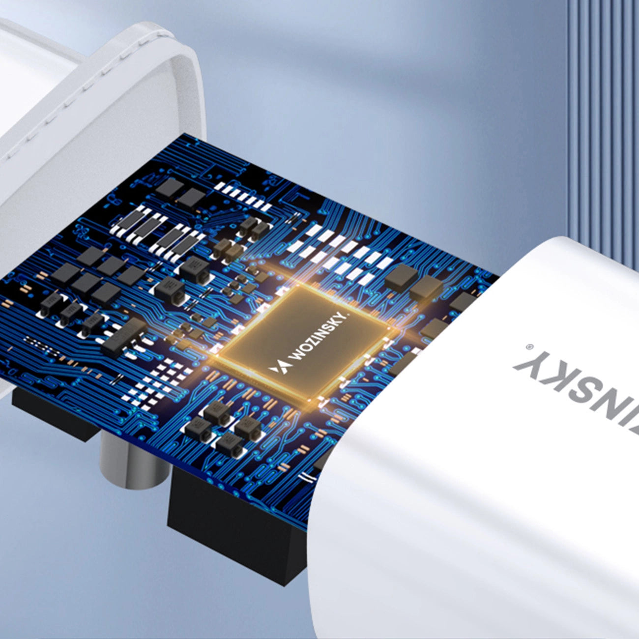 Wozinsky CUWCW 2.4A 2 x USB-A wall charger - white_15