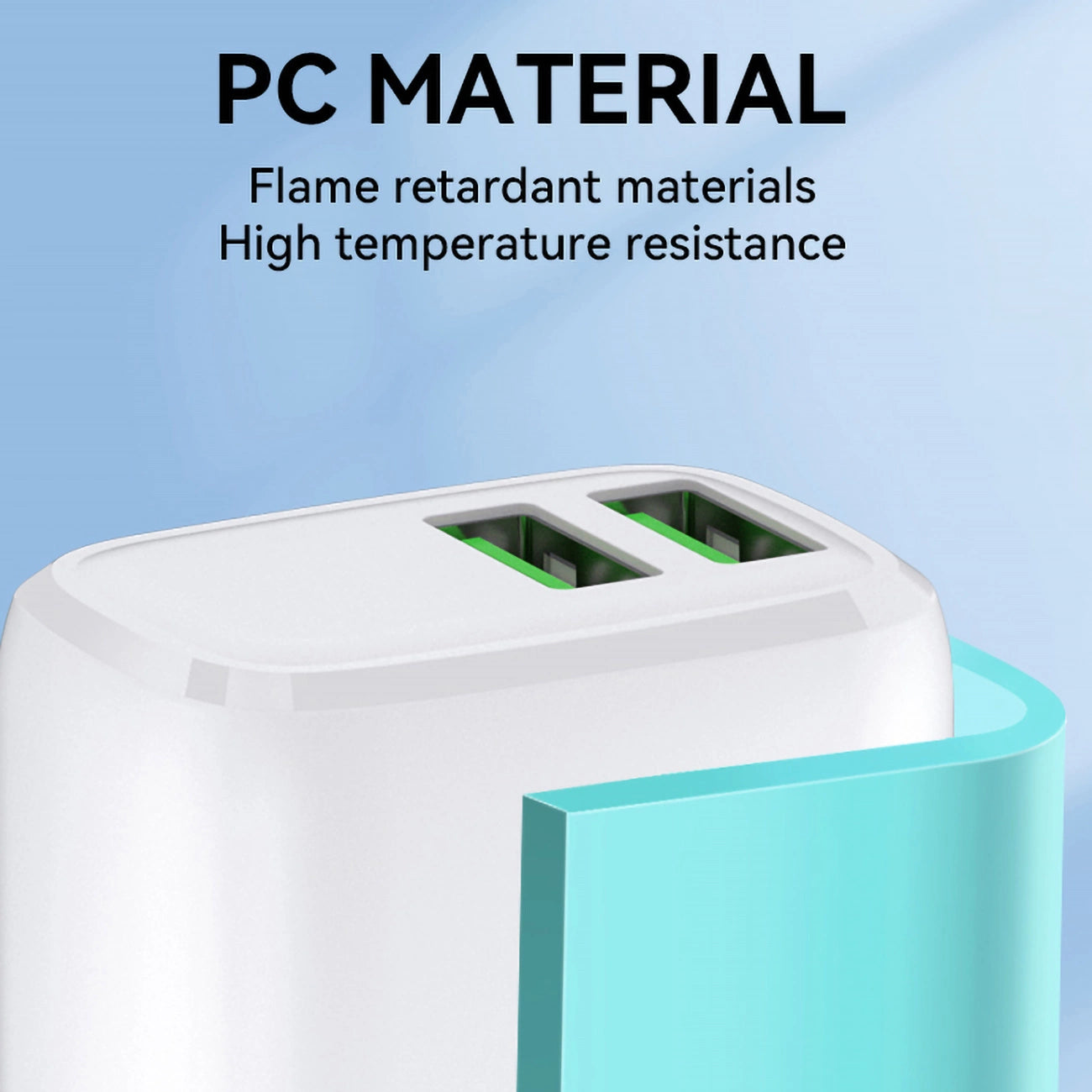 Wozinsky CUWCW 2.4A 2 x USB-A wall charger - white_9