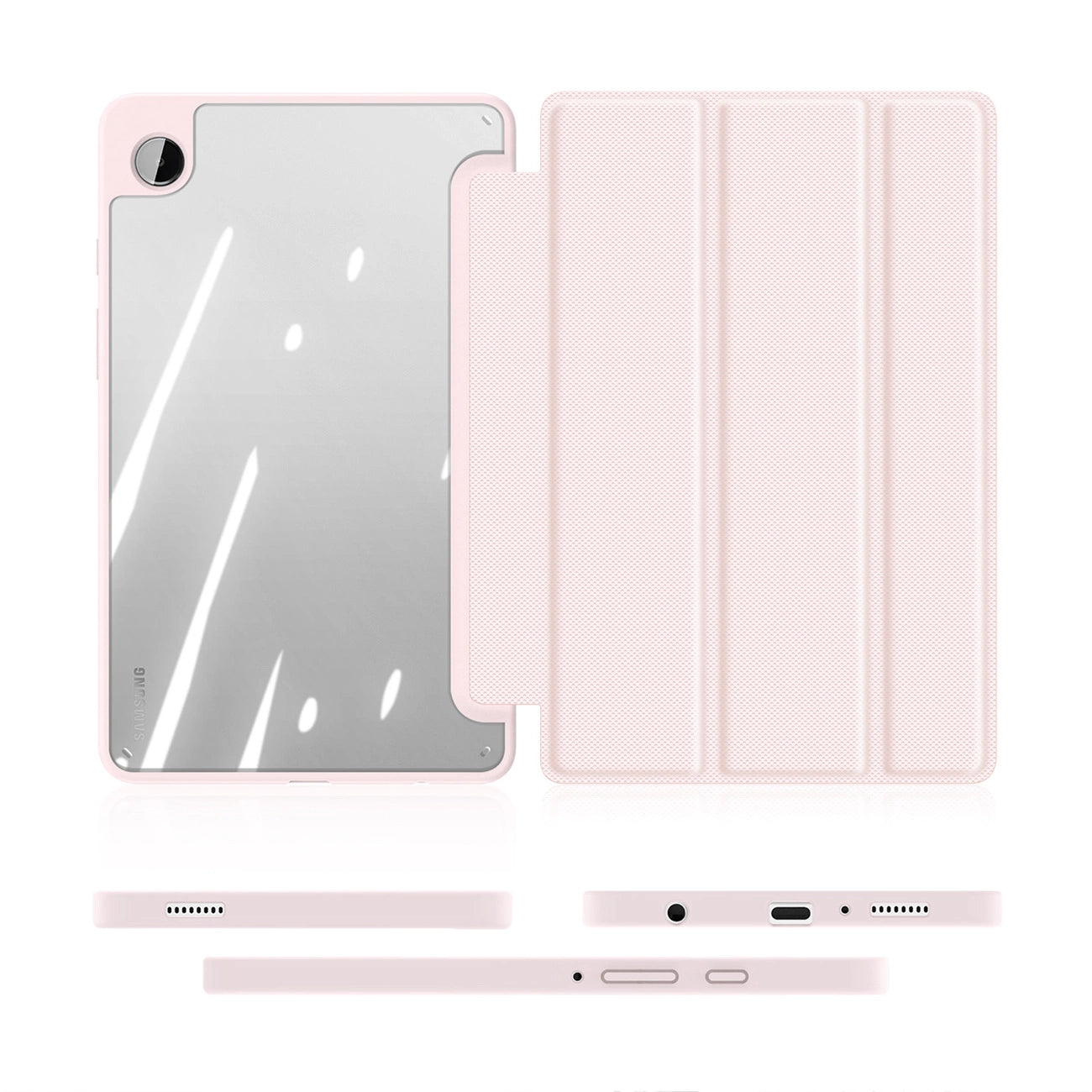 Dux Ducis Toby case with flip stand for Samsung Galaxy Tab A9 8.7'' - pink_6
