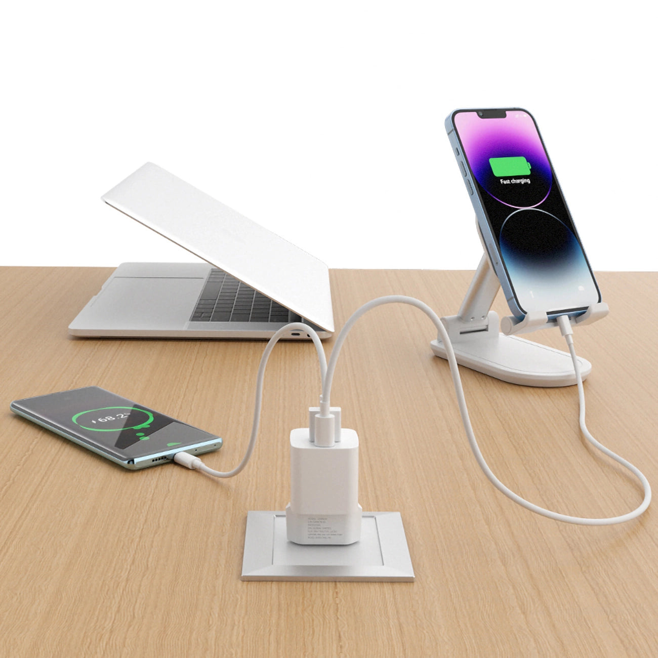 Wozinsky CMWCW 20W USB-C / USB-A wall charger - white_11