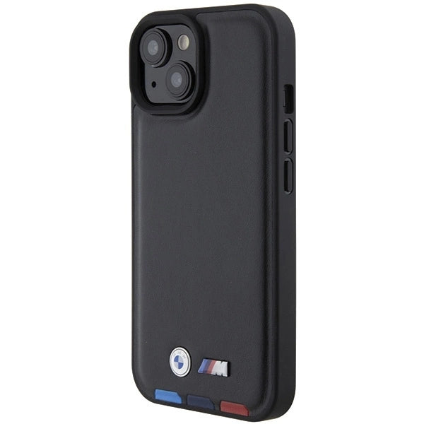 BMW BMHCP15S22PTDK iPhone 15 6.1" black/black Leather Stamp Tricolor_1