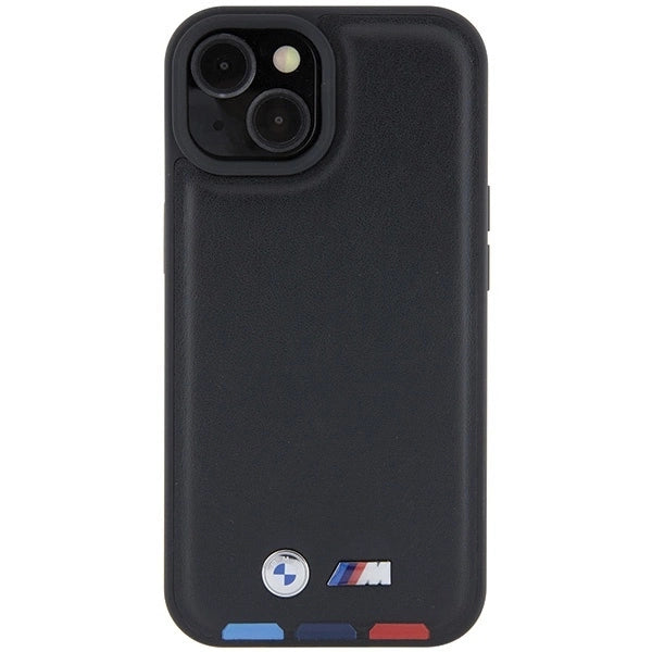 BMW BMHCP15S22PTDK iPhone 15 6.1" black/black Leather Stamp Tricolor_2