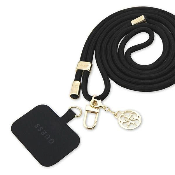 Guess GUOUCNMG4EK Universal CBDY Cord Strap black/black Nylon 4G Metal Charm_0