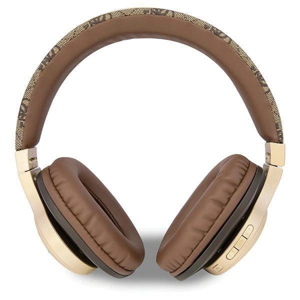 Guess Bluetooth on-ear headphones GUBH604GEMW brown/brown 4G Script_1
