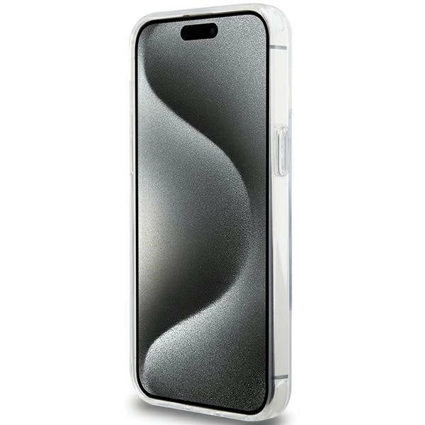 Karl Lagerfeld KLHMP15XHMRSKHH iPhone 15 Pro Max 6.7" white/white hardcase Ring Stand Karl Head MagSafe_2