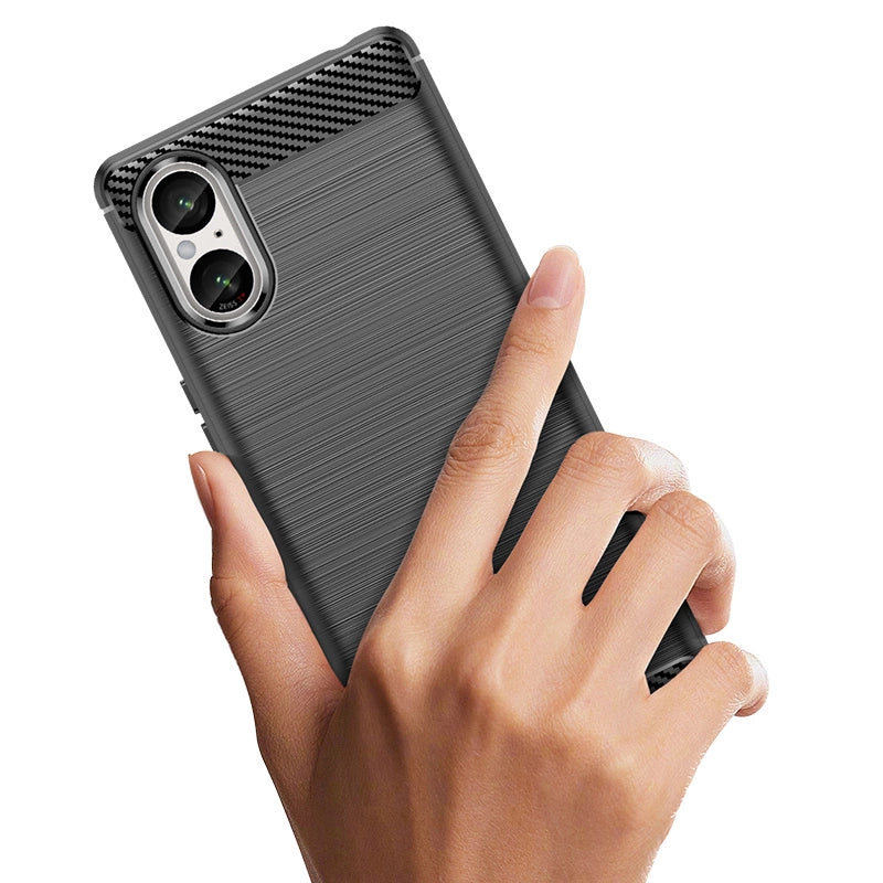 Carbon Case for Sony Xperia 5 V - black_4