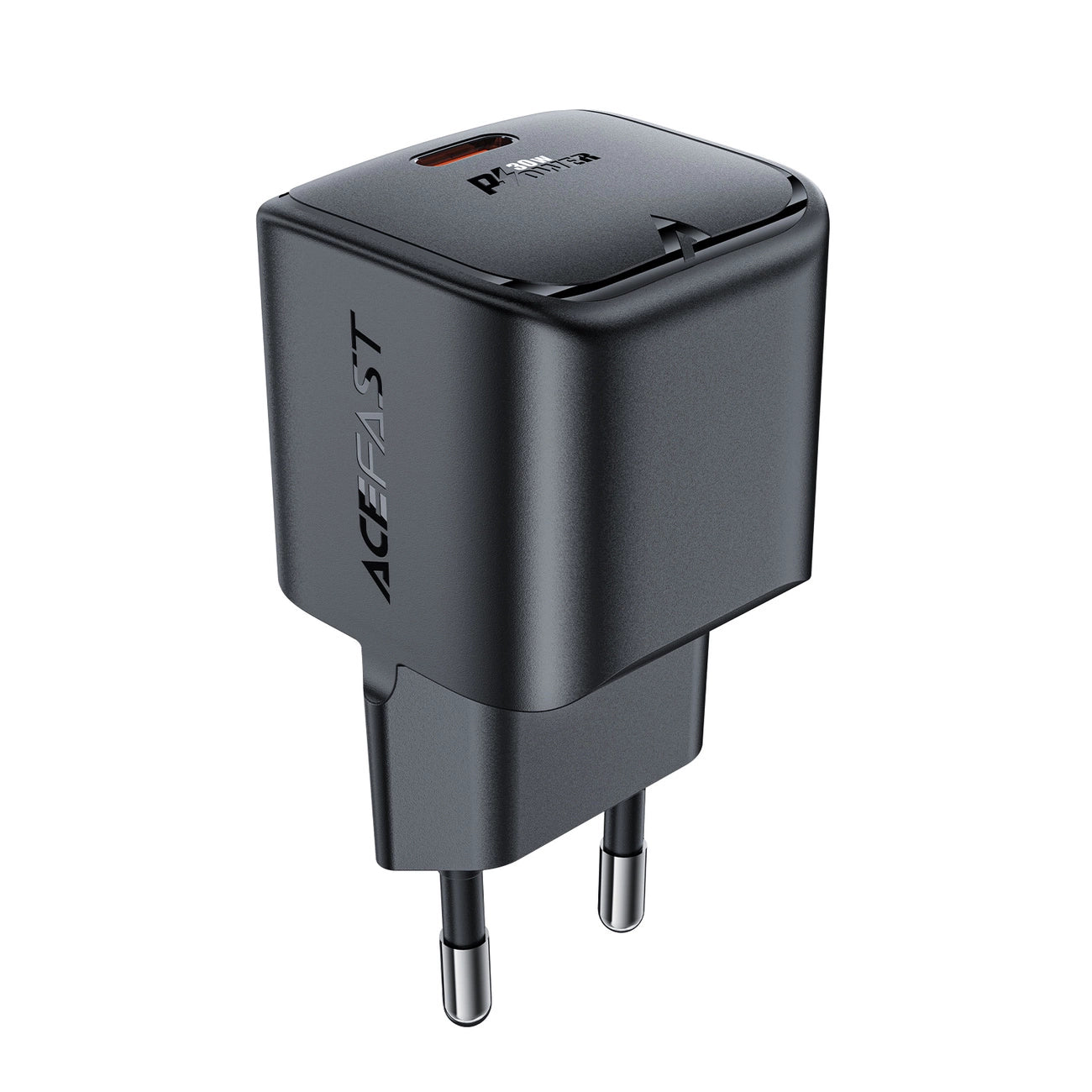 Acefast A77 Mini PD 30W GaN USB-C wall charger - black_0